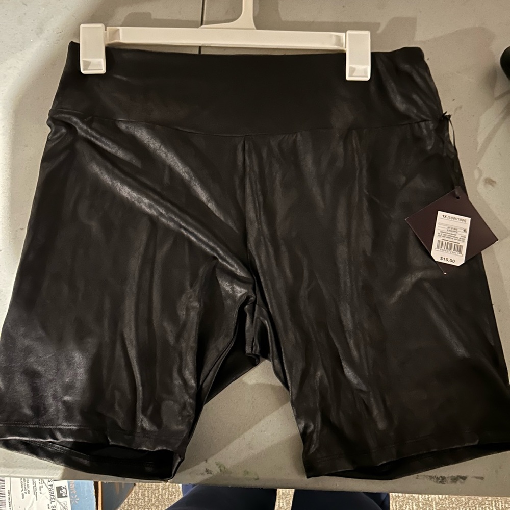 Black Biker shorts Sz.1X.